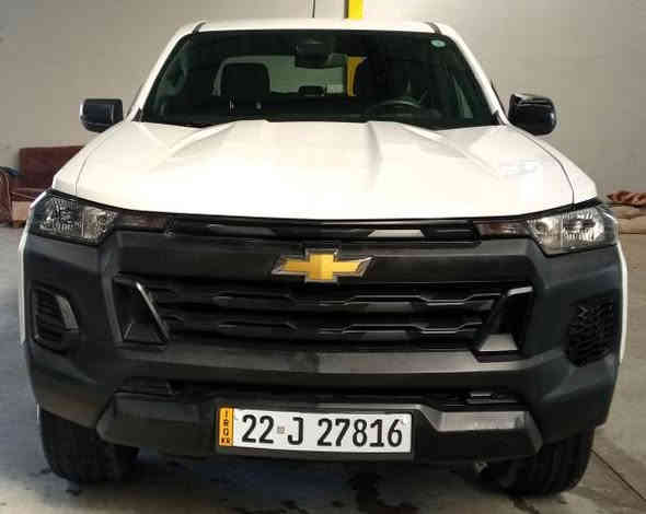 #_للبيع   #_للمراوس

🚘 للبيع | شيفروليه كولورادو 2023 – LT

شيفروليه كولورادو موديل 2023 فئة LT، بحالة ممتازة واستعمال شخصي، جاهزة للعمل بدون أي ملاحظات.

✅ المواصفات

محرك تيربو 2.7 لتر – 4 سلندر

ناقل حركة أوتوماتيك بـ 9 سرعات

دفع ثنائي (2WD)

اللون الخارجي: أبيض

الداخلية: قماش

ماشية: 29,000 ميل فقط

رقم التسجيل: أربيل

🎯 الميزات

شاشة وسطية حديثة بنظام Google المدمج

شاشة عدادات رقمية

إعادة تشغيل ذاتي + تشغيل بصمة

دعم Apple CarPlay و Android Auto لاسلكيًا

كاميرا خلفية

نظام تحذير مغادرة المسار

كبح تلقائي للمشاة

إضاءة أمامية أوتوماتيكية IntelliBeam

باب صندوق EZ Lift مع مساحة تخزين StowFlex

🛠️ الحالة الفنية

صبغ فقط  في جهة السائق بدون تبديل وبدون شاصي مكفول من التبديل 

خالية من العيوب الفنية

استعمال نظيف جدا

السعر مناسب عند الاتصال ✅

📞 للتواصل

📱 ***********
***********

---
