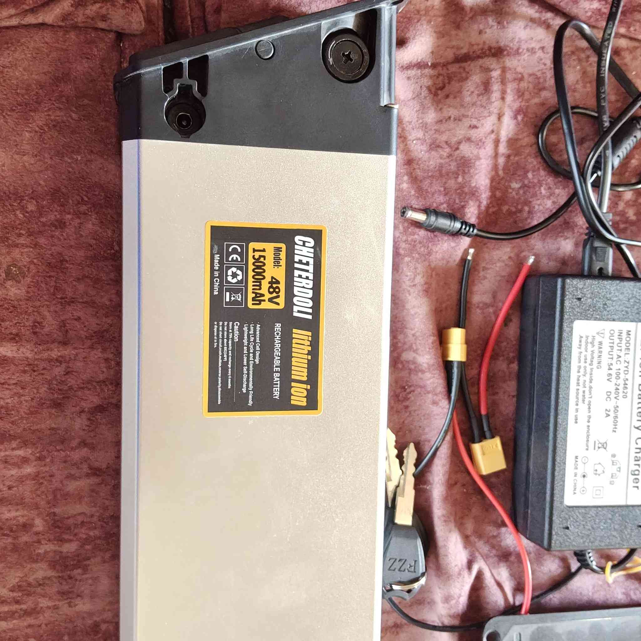 سلام عليكم 
بطاريه 48v..15ah
جديده غير مستخدمه  سعر 95 الف


**إذا كنت صاحب هذا الإعلان وتريد حذفه لأي سبب، رجاءا أرسل رسالة إلى الدعم الفني**