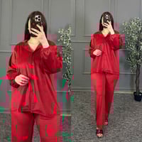 سوت نسائي • جلد الغزال • فري سايز ٦٥-١٢٠ك