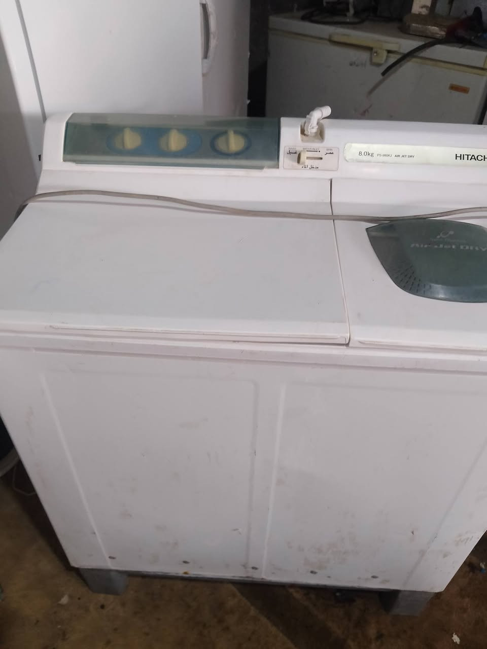 متاح غسالة هيتاشي وضع شركه نضافه فول السعر 100 وبيها مجال ***********
