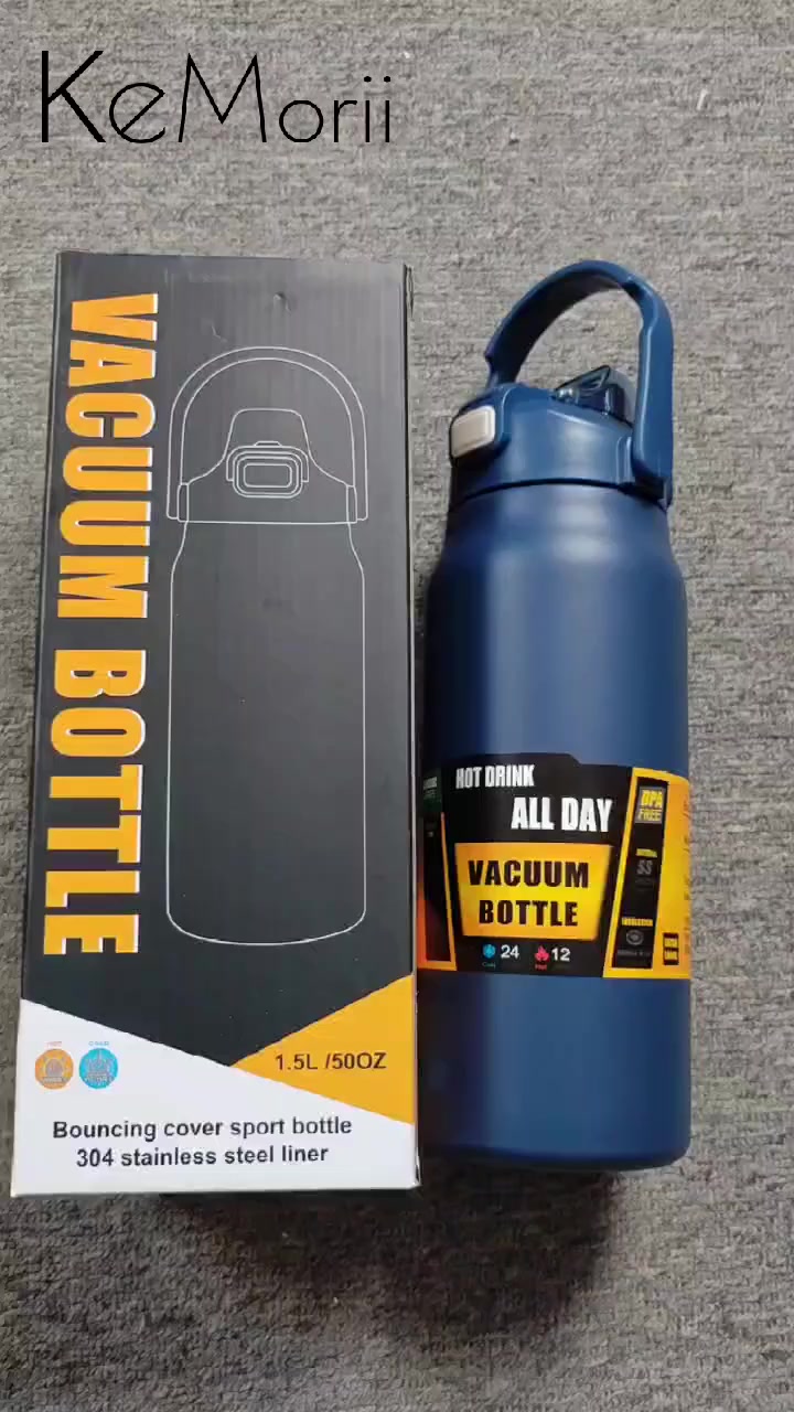 🔥 قنينة حرارية ستانلس ستيل 304
سعة 1.5 لتر (50oz)
تحفظ الحار لحد 12 ساعة ❄🔥
وتحفظ البارد لحد 24 ساعة
✔️ خامة قوية ومقاومة
✔️ BPA Free
✔️ مناسبة للدوام، الجيم، السفر والرحلات
✔️ جديدة وبوكسها موجود


**إذا كنت صاحب هذا الإعلان وتريد حذفه لأي سبب، رجاءا أرسل رسالة إلى الدعم الفني**