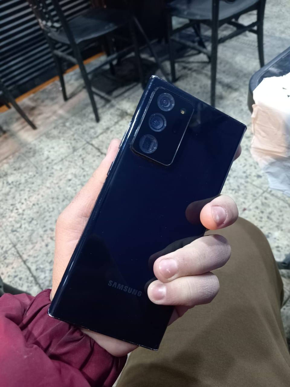 نوت ٢٠الترا شرق وصط عربي كله شغال يرادله كامرات كامرا ما تشتغل ال برنامج واتساب سناب كله طبيعي ذاكرا 256 بوبجي يخبل 90 فريم مكاني بغداد البلديات هاذ رقمي الاستفسار *********** سعر 240 وبي مجال 
ملاحظه وبل شاشه شخد لا مثر ولا مبين خطين
