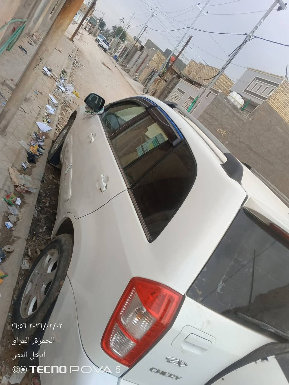 السلام عليكم اخوان 
تيكو 2013 
رقم قادسية الماني مداور ثاني يوم 
غرامات مصفره 
كير مكينة حدادية كفالة
صبغ بالهلالات اثر خياسات كفالة من الضربه 
فتحة قمارة شاشة كامرة  كير كهربائي 
تدفئه تبريد كله شغال
تخم تاير جديد 
سيارة جاهزه من كلشي طك سويج واطلع 
السعر 56 وبيها مجال بسيط 
مكان الديوانية الحمزة الشرقي 
اخوان مكلف بالنشر اتصلو ع الرقم السيارة مال صديقي
***********
