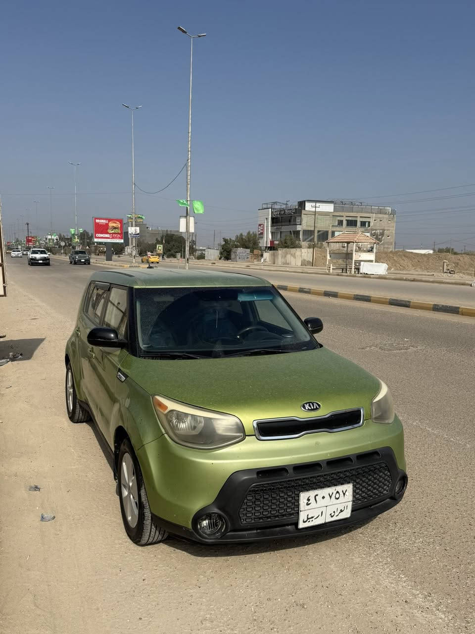 السلام عليكم
للبيع كيا صول 2015
رقم اربيل وارد امريكي حادثها بنيد فقط
مكينه ١٦٠٠ السيارهً جاهزه كير مكينه حداديه جديده تخم تاير تبريد ثلج السعرً المطلوب 107$ مع المجال
للاستفسار ***********
