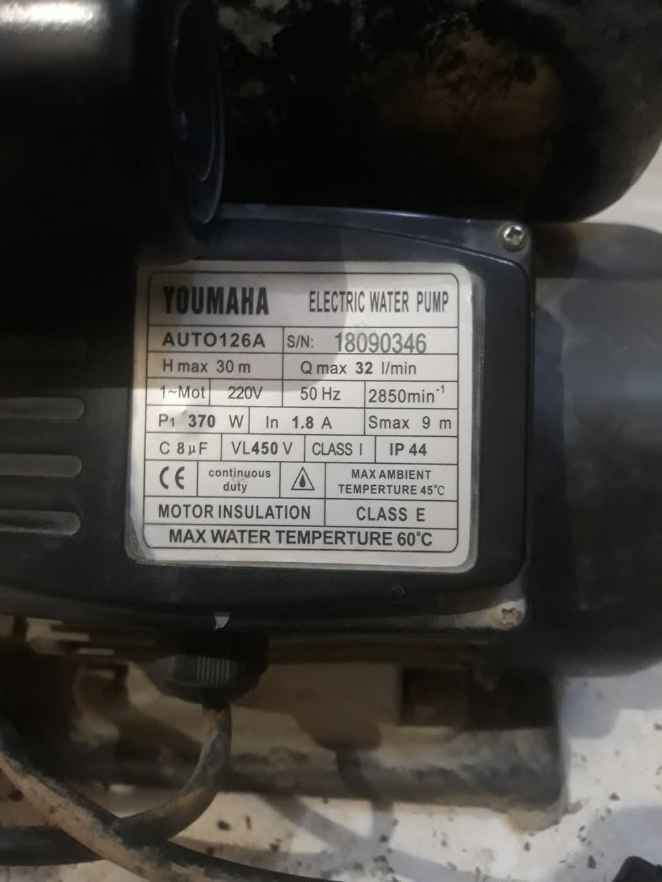 السلام عليكم ماطور ماء مستعمل شغال ماركة يوماها السعر 40 الف للعلم سعر الجديد 100 الف.  للتواصل عالرقم *********** بي واتساب
