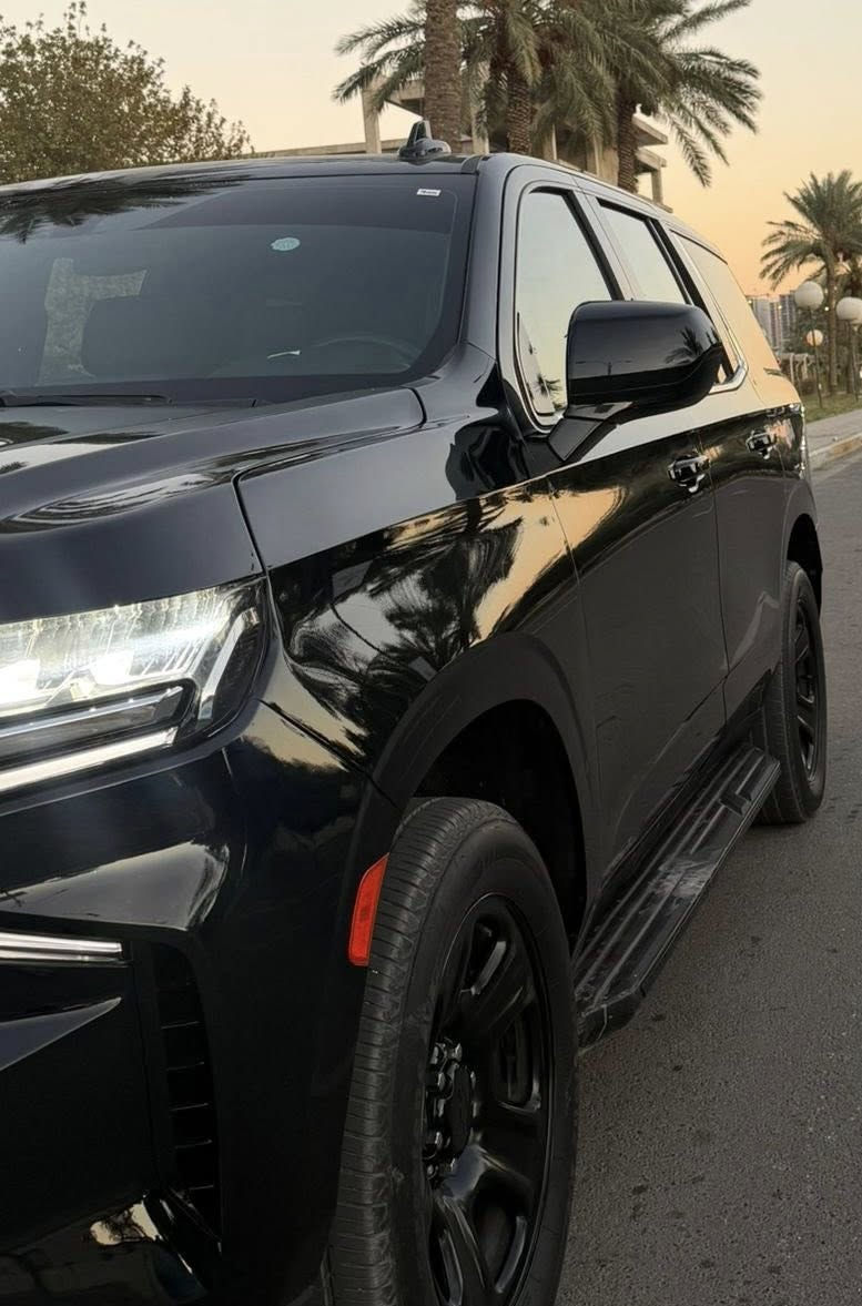 للبيع تاهو بوليسي 
موديل ٢٠٢٣
مواصفات معروفة
كشنات كهرباء منفصله 
حساس امامي خلفي 
شحن لاسلكي 
بصمه 
محرك ٥٣٠٠
ماشية ١٤ الف ميل 
رقم بغداد باسمي 
وبعد بيها موصفات 
حادث جاملغ السكن والبنيد ومباوكين و باب السكن  السياره بدون اي نقص 
السعر ٣٨٥  بيها مجال للشراي 
مكان سياره بغداد / الكرخ 
 
للتواصل ***********
