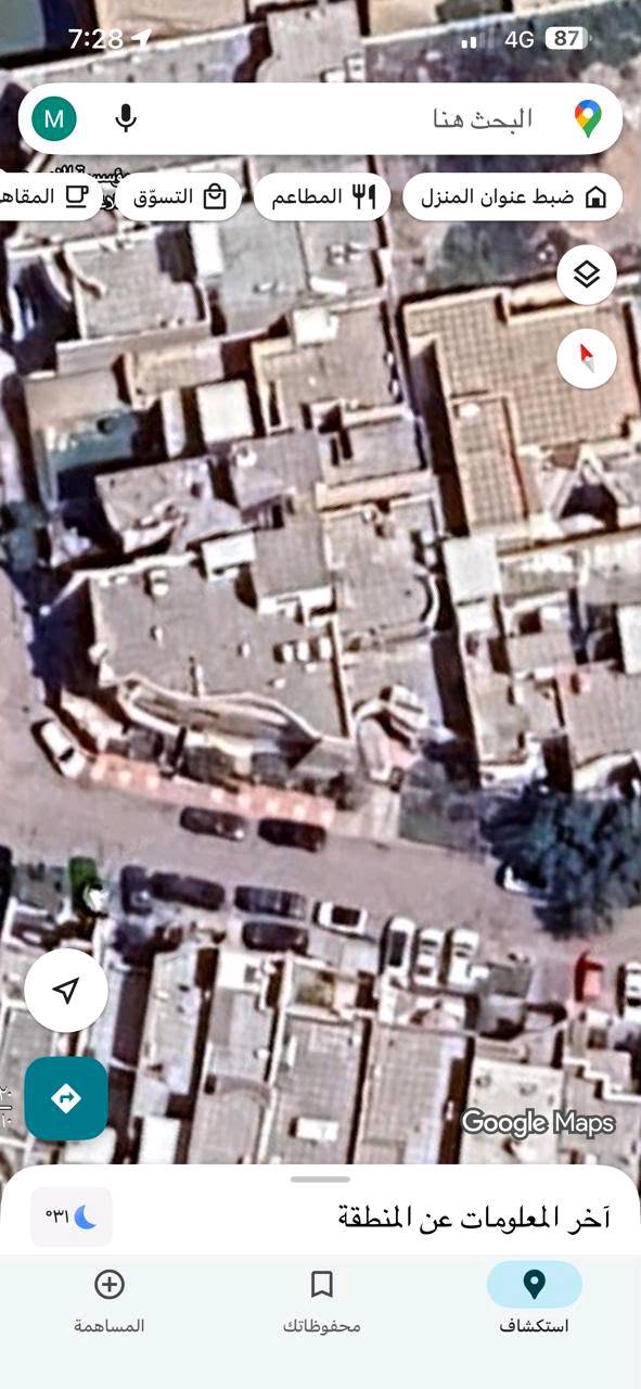 سلام دار للبيع مساحة الدار ١٥٤متر ركن على شارعين قريب جامع الشواف محلة 616
لتصوير لاول للبيت للطابق لارضي غرفتين نوم كبار 
ومخزن وحمامين ومطبخ كبير وصاله واستقبال
وجلسه عربيه وغرفة لوندري
ومناور ثنين
 وتصوير ثاني للشقه غرفتين نوم وصاله ومطبخ وحمام.. لشقه الثانيه  (غرفتين نوم)وصاله ومطبخ وحمام 
بي كراج سرداب اربع سيارات
 لسعر المتر الواحد42$
 للتواصل ***********