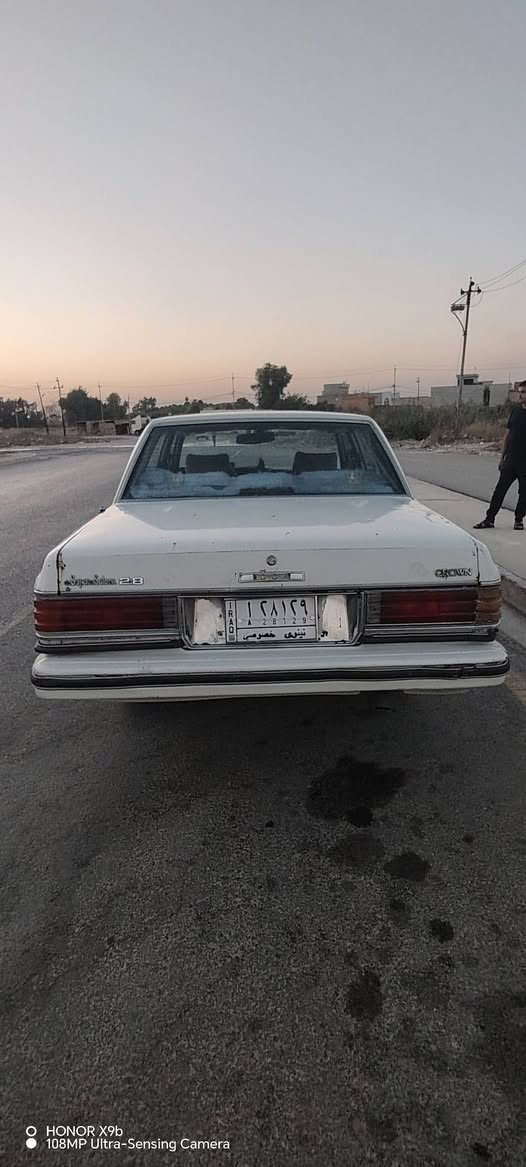 مكلف بالنشر📍
السلام عليكم 
سوبر ٨٢ مكينة گير بلادي صبغها بلادي تبريد شغال طخم تاير جديد قبل شهر شديتهن طخم خلفي امامي جديد داخلها نظافة وسط  اني الشرعي السعر ٤٥ وبيها مجال

للتواصل مع صاحب السيارة الاتصال على الارقام التالية
***********
***********
