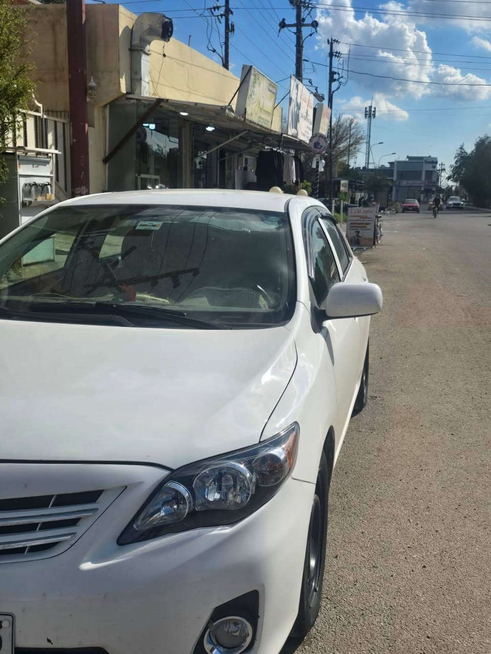 سلام عليكم سياره كورلا للبيع رقم شمالي قطعتين صبغ فقط موديل 2010 سعر 120 بيها مجال مكان كركوك ***********
