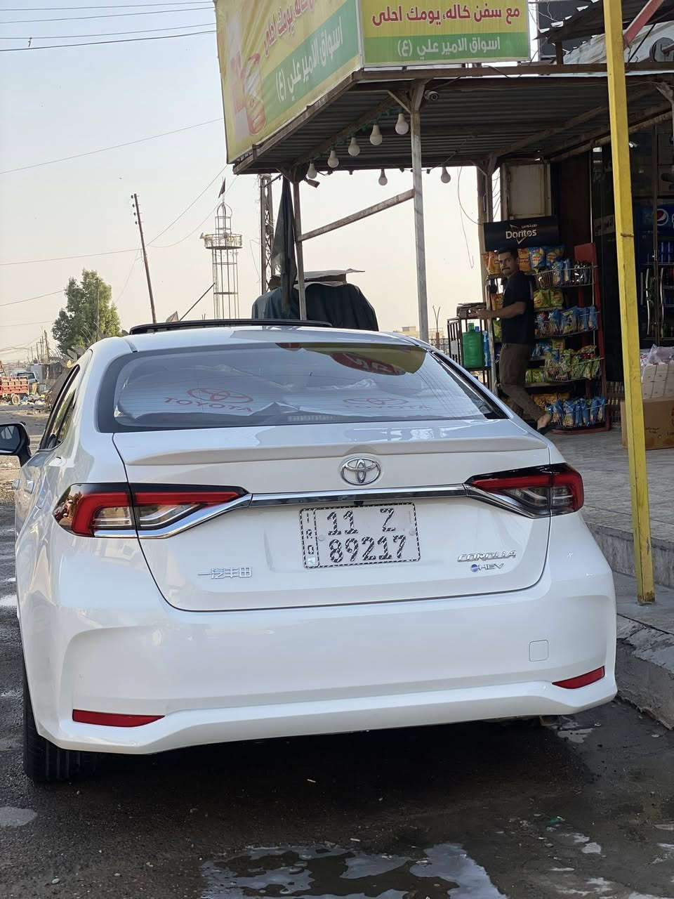 السلام عليكم
موديل 2025 ماشيه 7 الاف حقيقي 
مكفوله كفالة عامة لاضربة ولاصبغ ولابارد (فقط ضربة صغيرة بالدعامية الخلفية موضح بالصور) 
فول 1/1 محرك 1800 هايبرد شكل ال SAS رقم بغداد بأسمي 
✅كرسي كهرباء +جنح خلفي بلادي 
فتحه سقف 
بصمه سياره 
داخل جلد اسود 
رادار امامي 
تحديد مسار 
سياقه ذاتيه 
لد امامي + خلفي  
شاشه عرض بحجم 12.6
اوتو هولد 
هند بريك دكمه 
ويل حجم 16 
تبريد قطعتين 
شاشه كار بلي 
منفذ شحن USB امامي خلفي 
مصابيح LED
دخول ذكي 
تحكم ستيرن 
٤ وضعيات قياده 
اشاير بل مري 
كروز سرعه 
السعر 161  وبيها مجال 
العنوان / بغداد البياع/حي الاساتذة 
***********
