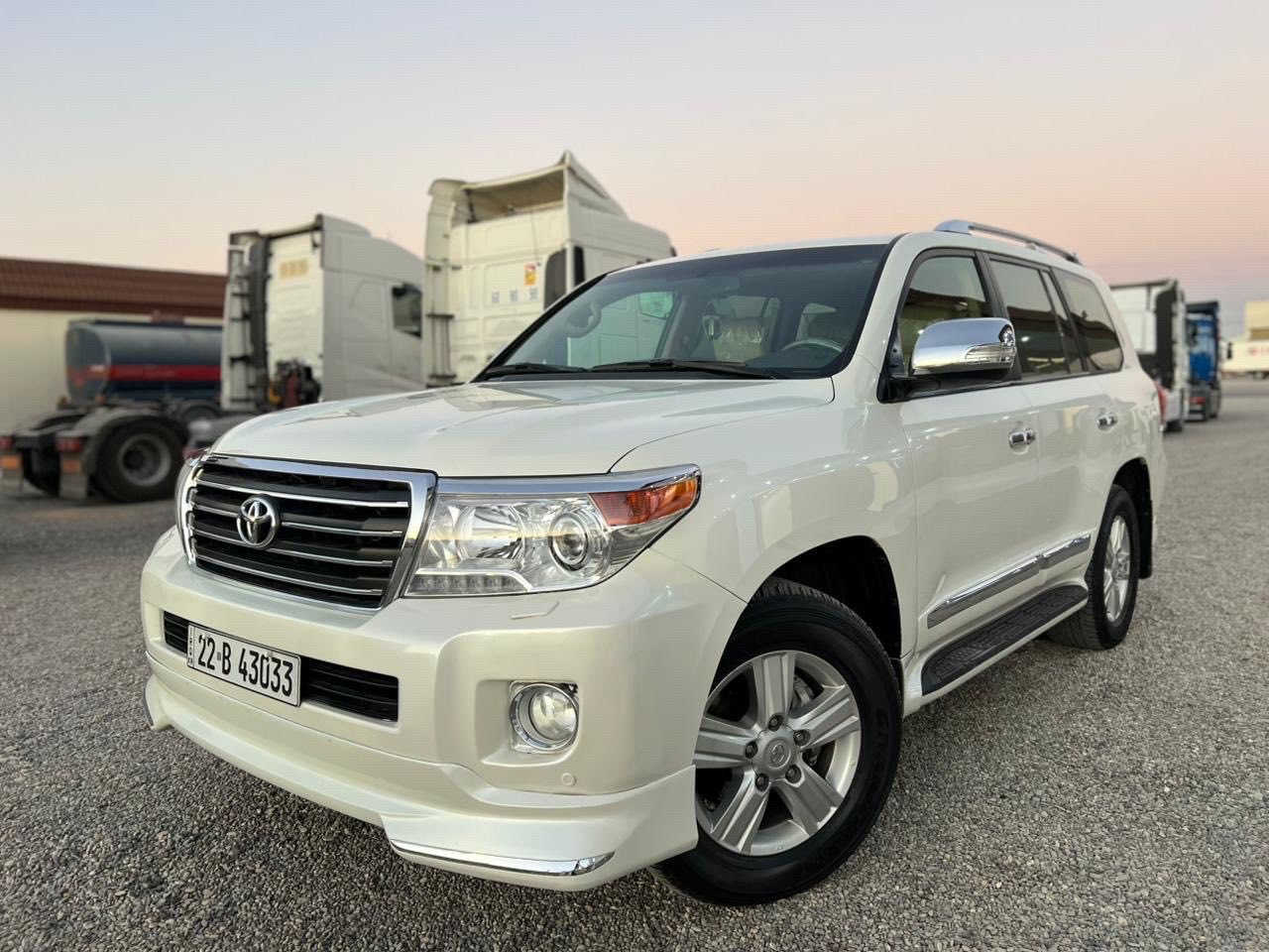 تۆیۆتا لاندکرۆز 2014 
٨ بستۆنی فوول مواسەفات ١٤٧ هەزاری  حەقیقی ڕۆشتووە بەشەرت ..
نموونە لە جوانی و تازەییدا ئەشیای بیلادی لەگەڵە
 بێ بۆیاخ و کرانەوە و گۆڕاویش بەشەرت تەعدیلیشی نیە زۆر زۆر تازە و جوان ماوەتەوە ... 
مەکینە و گێڕ بەشەرت نەکراوەتەوە بێ نوقسانیە .. 
فول مواسەفات برێم (شەغال ،سڵاید ،،٤ کامێرا ،،  بەسمە ،، سەلاجە ،، کوشن جلد ،، نیضامی ئیکۆ،، ،، ئاوێنە شەفت ،، بەخی ئاو ،،  کوشن کارەبا ،، ٤ کامێرە ،، حاسە  ،، لید و زینۆن بیلادی ،، حەریقی بەرپێ زۆر مواسەفاتی تر ..)

سعر ٤١٠ $

سەنەوی و فەحسی تازە تازەکراوەتەوە.
٤ تایەی زۆر باشی لەژێرایە دەنلوبی شەریکە 
پێش و دوای چرکەی تیا نیە ..
شوێن / هەولێر

ژمارەی خاوەنی 
 ***********
