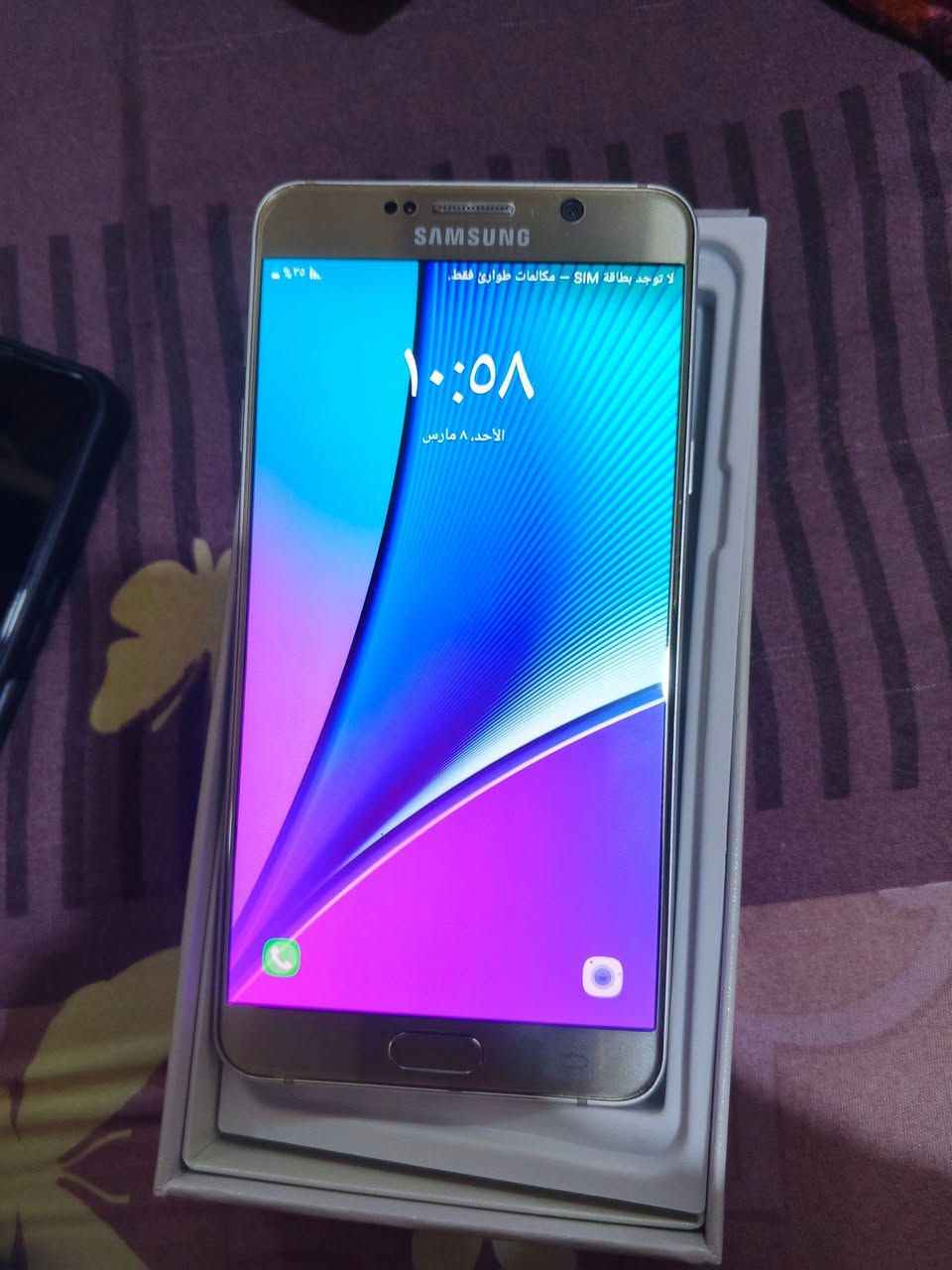 السلام عليكم جهاز نوت فايف الأصلي بعده جديد مستخدم قليل جان مضموم مع كارتون ذاكرة 32 سعره 120 الاتصال ع الرقم التالي *********** عمارة, ميسان
