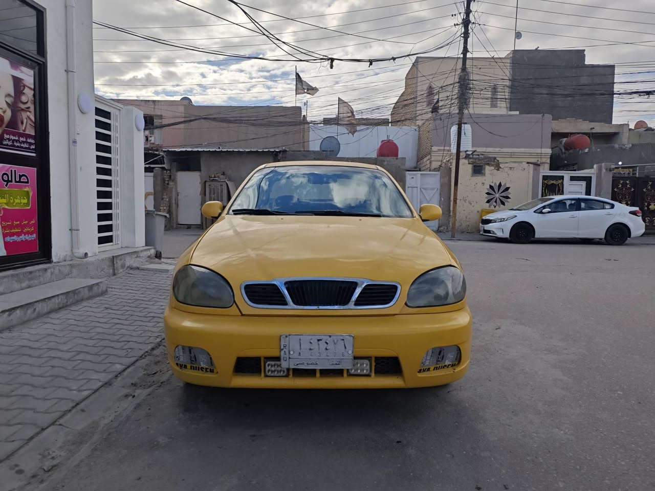 دايو لانوس موديل 99 مكينه مفتوح كير عادي لون اصفر خصوصي رقم نجف مكانهة نجف تخم تاير دواخلهة نضيفه كشرهة نضيف سعرهة ب29 وبيهة مجال ***********
