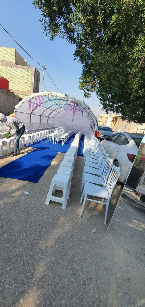 خَلّي مناسبتك ويّانا مميّزة ✨
يتوفّر جادر خطوبة أبيض 🤍
بطول 10 أمتار وعرض 4 أمتار بسعرٍ مناسب.
يشمل:
75 كرسي
40 طبلة
أرضية حمراء أو زرقاء حسب الطلب
سجادة استقبال
تزيين ورود
بورد ترحيب مع مرآة جانبية
يتوفّر لدينا توصيل إلى بابل وكربلاء
للحجز مراسلة الصفحة أو الاتصال على الرقم التالي ***********
