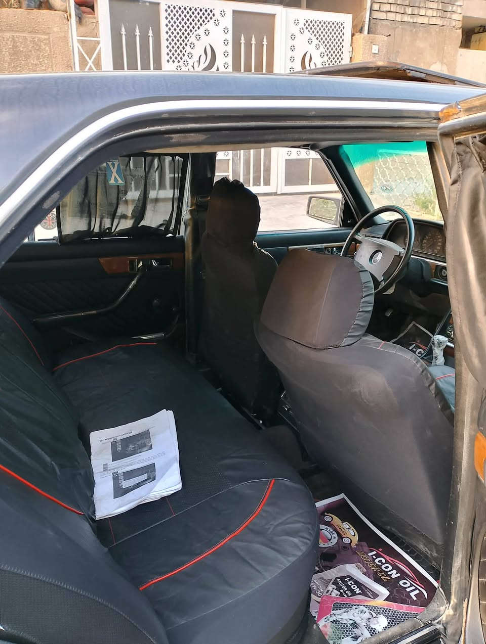 السلام عليكم مارسدس 300 بلادي قبق اسود  1991 فول يلاديه كله سياره كشنات جلد كهربايات بلاديه سياره خير من الله تخم تاير جد تحول رقم كركوك سعر 60وبيه مجال مكاني بغداد زعفرانيه رقم***********
