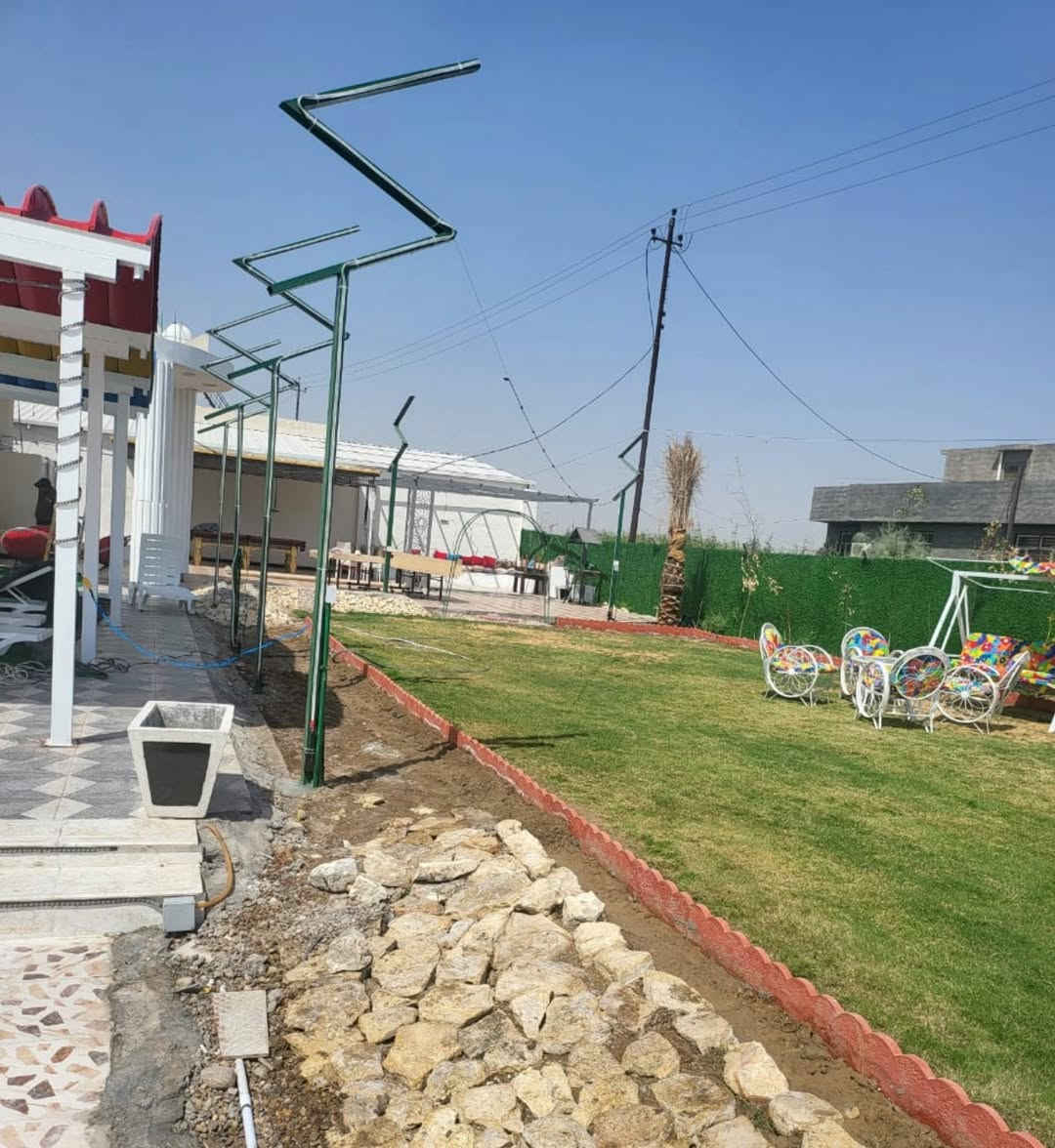 .
يتوفر حجوزات العيد بمزارعنا
 (موثقين ع تطبيق اجرلي) 
***********
العنوان: بغداد رضوانيه بظهر مطاربغداد الدولي
15 د عن حي جهاد ♦️30 د عن الدوره  

تفاصيل المزرعه
■غرفة نوم عدد 2 
◽️صاله ومطبخ وصحيات 
■مسبح للكبار 
■العاب للكبار - ميز بليارد - ميز منضده 
ملعب قدم -ملعب سله 
■العاب للصغار 
■حديقة كبيرة  
■ادوات للشوي ومكان شوي كامل 
■جلسات خارجية
 ■كراج داخلي 
■كهرباء ع مدار 24 ساعة
 ■انترنيت مجاني مفتوح 

■يرجى الالتزام بالشروط :
●غير مسؤولين عن اي حادث عرضي او غرق 
●يرجى المحافظة على نظافة المكان والممتلكات و اخذ تعويض بحاله ضرر اي ممتلكات🔺
