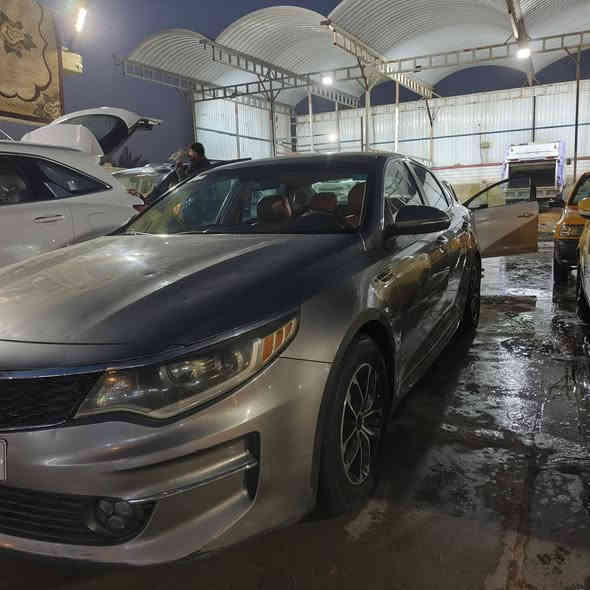 كيا اوبتما موديل  2018 بيه حالوب شوف العين بيه جاملغ خلفي الايسر نص فول  السياره استخدام شخصي السياره وارد امريكي السعر المطلوب 110 رقم   بغداد رقم التليفون *********** او***********
