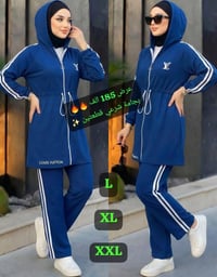 بجامة نسواني • كريب سكوبا • مقاسات L-XL-XXL