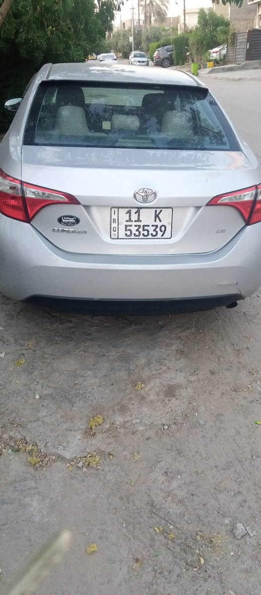 السلام عليكم كورولا موديل 15 وارد امريكي محرك 1800 كاميرا وشاشه تحكم ستيرن مكان سياره بغداد العامريه ***********
