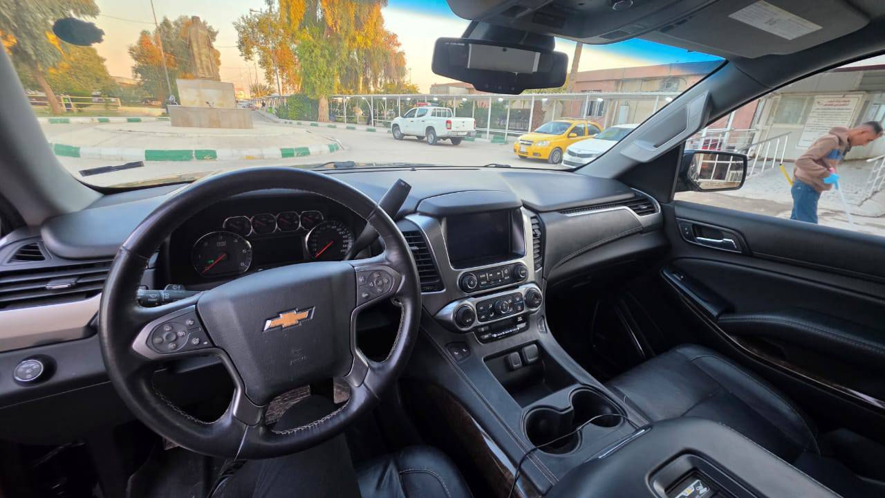 تاهو  موديل 2016 LT 
مواصفات ltz  وارد امريكي كلين بيها طخه بسيطه بين الباب والجاملغ واضحه بالصور ترجع بارد  دواخل كفاله  سياره جديده مال بيت احله من الصور
مكينه ٥٣٠٠وكير وحداديه وتبريد كفاله على وضع الشركة 
مواصفات LTZ فول. للاخير
فتحه + بصمه + اربع بيبان بصمه + داخل جلد + كراسي كهرباء + رادار امامي + كشن حار بارد + رادار جوانب + حساس خلفي + حساس امامي + قاصه + جنطه كهرباء + سبعه راكب + داخل كشن منفصل vip + دڤيدي بل سقف + كشن خزن ممري + سستم صوت بوس +اشاير بل مري + كامره خلفيه + فول تحكمات
ماشيه 112 mi  
مكينه ٥٣٠٠ 

مكان السياره الحله شارع ٤٠
للستفسار  ***********
*********** واتساب موجود
