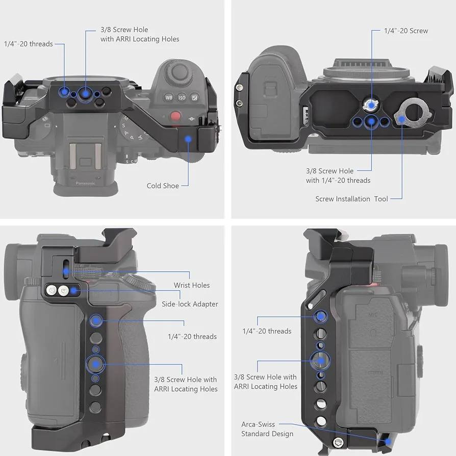 📸 LEFTFOTO Camera Cage for Panasonic LUMIX S5 II / S5 IIX 🖤✨

كيج احترافي مصنوع خصيصاً لكاميرات Panasonic LUMIX S5 II / S5 IIX حتى يمنحك حماية أقوى ومرونة أكبر أثناء التصوير السينمائي 🎬🔥

مصنوع من Aluminum Alloy بخامات عالية الجودة تجمع بين الصلابة والخفة، ليعطي ثبات ممتاز بدون ما يضيف وزن مزعج على الكاميرا ⚙️✨

يحتوي على فتحات تثبيت متعددة للإكسسوارات مثل المايكات، الشاشات، الإضاءات، والهاندلات حتى تجهز Setup احترافي يناسب تصويرك 📡🎥

تصميمه دقيق ومخصص بالكامل للـ S5 II / S5 IIX مع وصول سهل للأزرار والمنافذ بدون أي إعاقة أثناء الاستخدام 🖤⚡

 LEFTFOTO Camera Cage…✨️ حماية احترافية ولمسة سينمائية ترفع مستوى أي Setup تصوير. 📸🔥


**إذا كنت صاحب هذا الإعلان وتريد حذفه لأي سبب، رجاءا أرسل رسالة إلى الدعم الفني**
