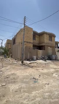 بيت للبيع الاسكان الصناعي نزلت الجامع 100 مربع طابقين بناء 2020 رقم 07...