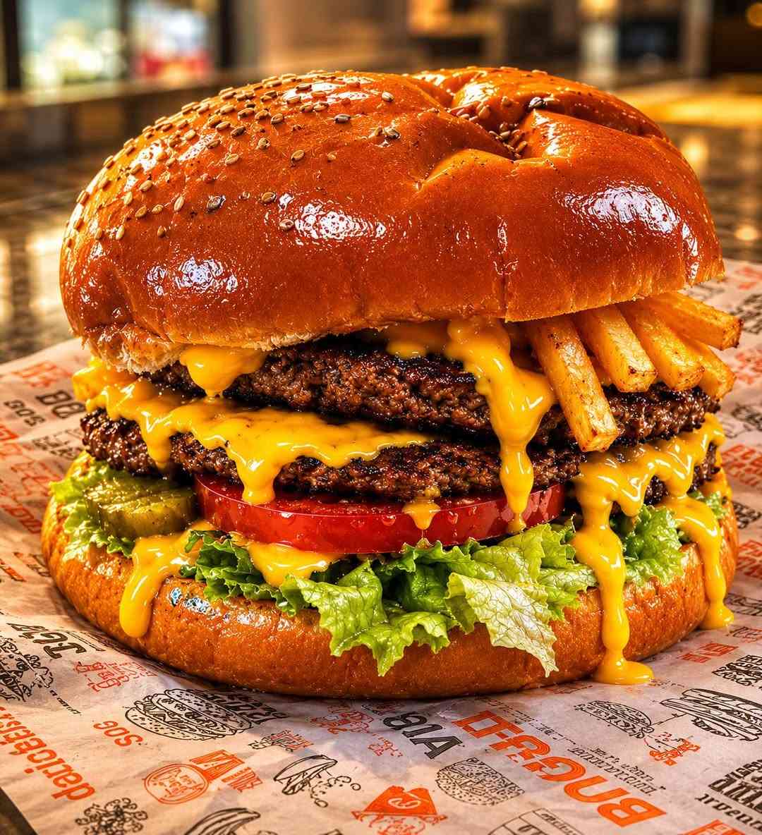 🍔 دبل بركر لحم بالجبن — 6,000 دينار
🍔 دبل بركر دجاج بالجبن — 5,000 دينار
طعم يشبع ومكونات طازجة وجودة تستاهل التجربة 😋🔥
📍 أبو غريب – الشهداء – شارع السكلات
📞 *********** (واتساب فقط)

