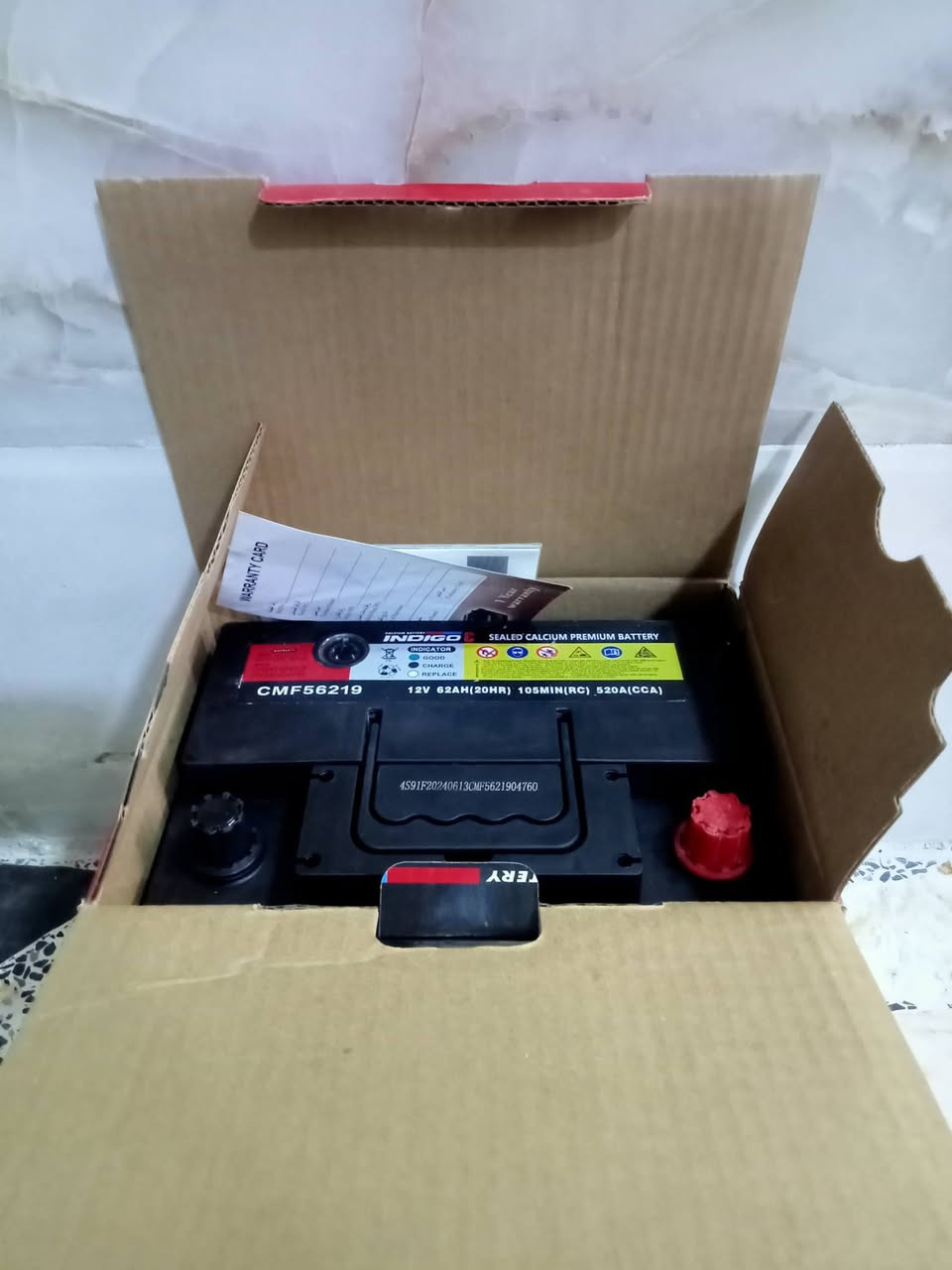 بطاريه للبيع حجم 62 امبير رايدا ب 25 الف ولقديم عنواني بغداد جميله رقمي *********** شرط ضمان اطيك بي ملاحظه ابيعلك مستخدم
