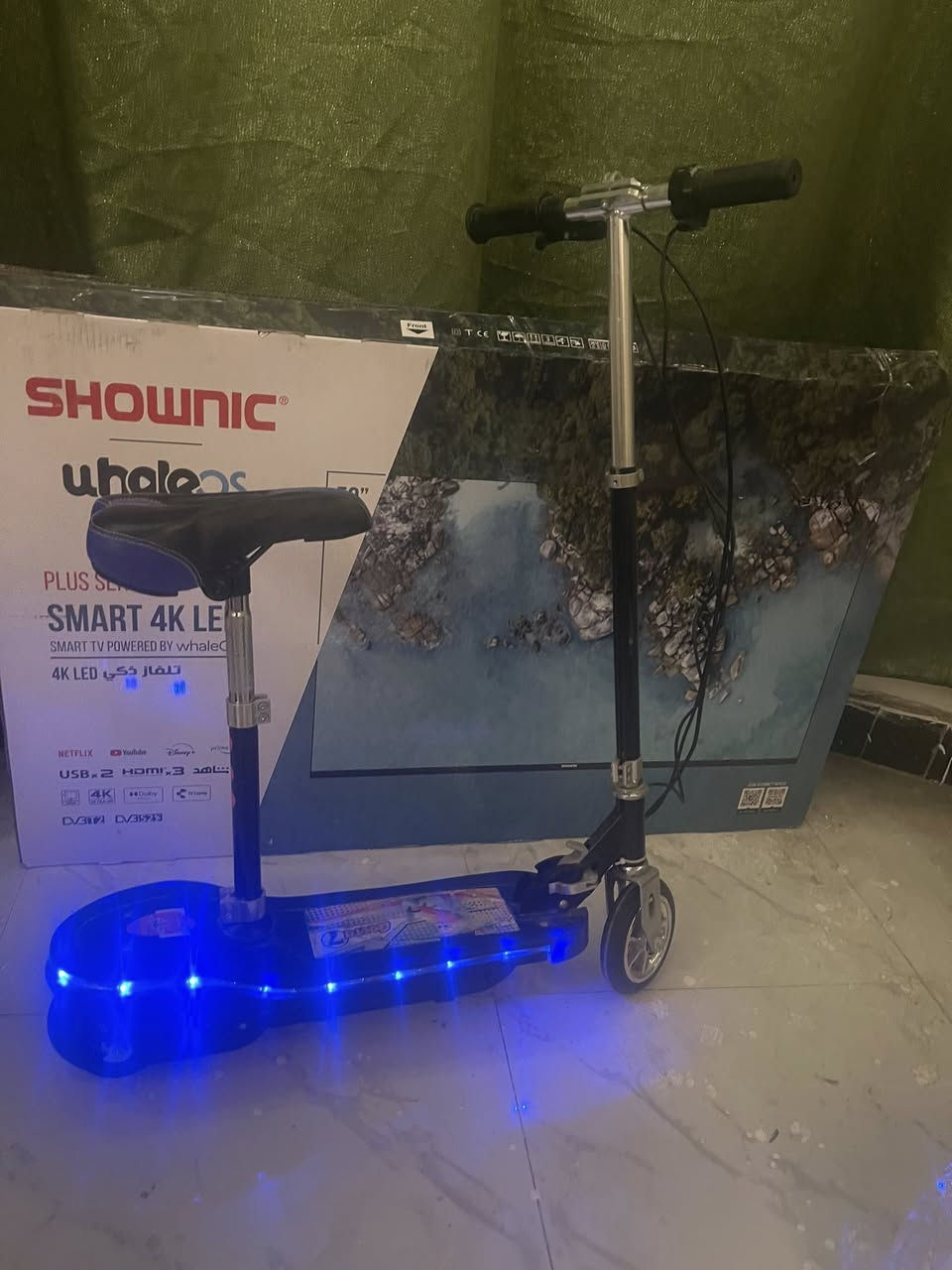 سكوتر شحن من عمر ١٢ سنه لحد عمر ١٧ سنه يتحمل لحد وزن ٥٠ كيلو الجهاز بطاريه جديد وشغال وكامل السعر ١٠٠ الف للحجز خاص 

يوجد توصل لكل المحافضات


**إذا كنت صاحب هذا الإعلان وتريد حذفه لأي سبب، رجاءا أرسل رسالة إلى الدعم الفني**