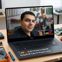 صيانه جميع انواع  اللاب توب💻 شاشات مكسوره مع تثبيت وانظمه ويندوز 10 7 ...