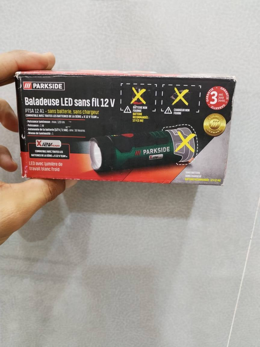 السلام عليكم من رخصة الادمن المحترم
بطاريه بارك سايد الماني اصليه 2انبير مع شاحنه والايت بارك سايد الماني يشتغل على بطاريه 12فولت كلهن ب50 الف 
يوجد توصيل لجميع المحافظات 5 الاف


**إذا كنت صاحب هذا الإعلان وتريد حذفه لأي سبب، رجاءا أرسل رسالة إلى الدعم الفني**