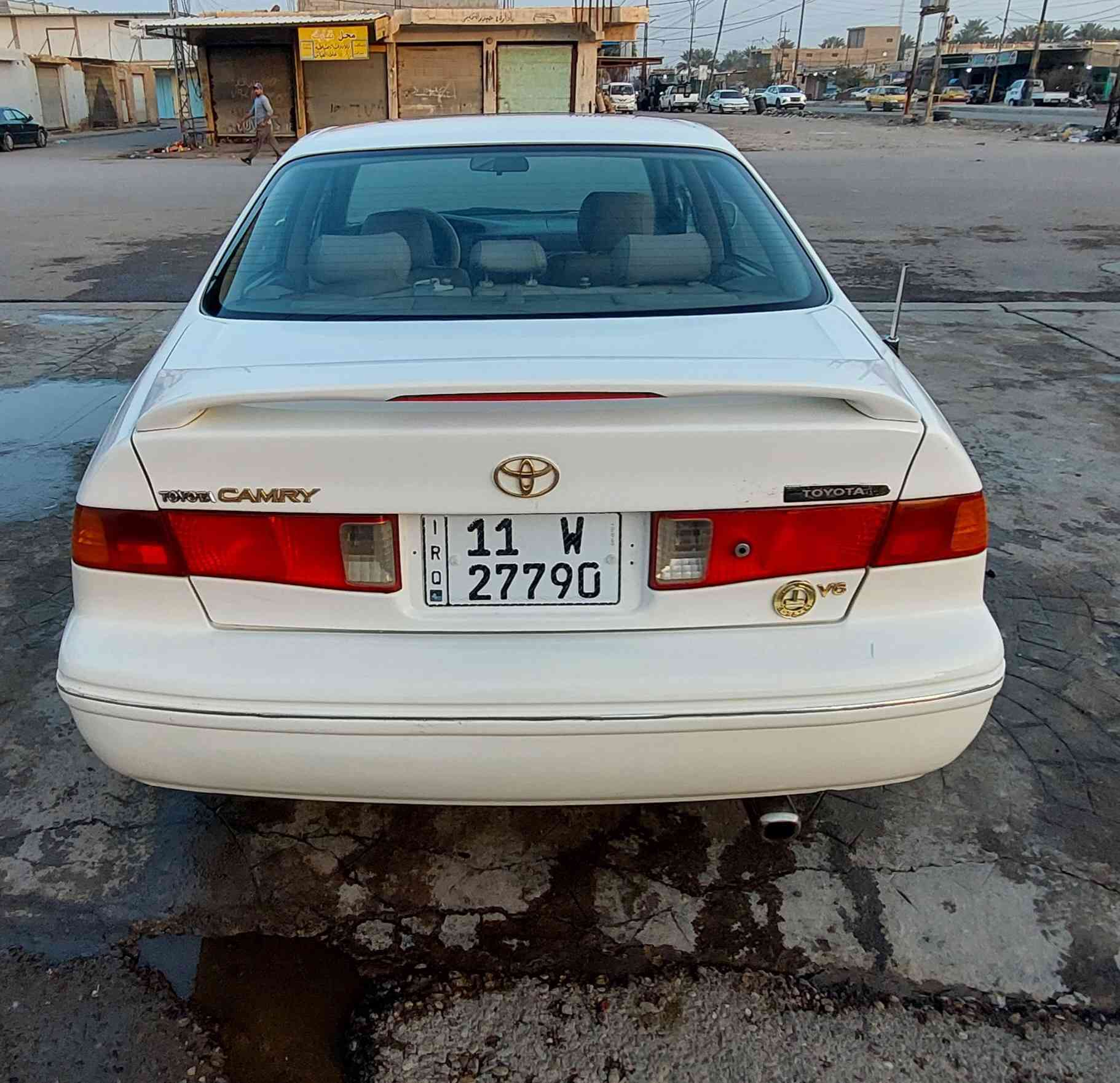 كامري ٢٠٠٢ خليجي فول محرك ٦سلندر
رقم بغداد انكليزي
كفاله ابلاديه بيها جوه التريشه الباب صبغ 
كفاله كير محرك صدر تخم تاير 
كشنات جلد كهرباء 
100 $ السعر 
*********** الاتصال 
صلاح الدين قضاء بلد
