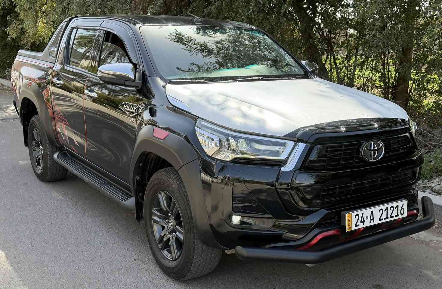 للبيع هايلوكس SR5 وكالة جيهان
الموديل:- 2023
العداد:- 85.000km

بصمة
مقاعد لون احمر + تدفئة + تبريد
فور ويل
كير أوتو
مري شفط

السعر:- 34.500$
موقع السيارة بغداد الاعظمية
التواصل:- ***********
