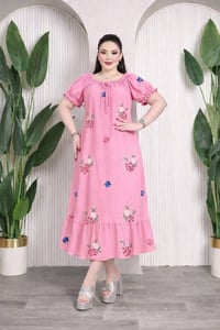 دشداشه نسائي • كشمير اصلي • مقاسات 2X/3X/4X/5X