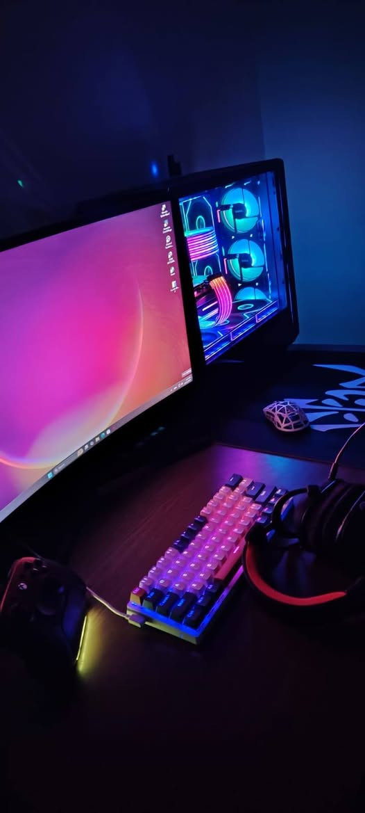 تجميعة للبيع جديدة استعمال شهر واحد  
السعر 1,250,000 
*********** واتساب 
AMD ryzen 5 5500
M.b ASUS PRIME B450M AII
RAM DESKTOP DDR4 16GB RGB
SSD 512 M.2 PULL GEN4
RX 6550 XT 8GB XFX
PSU FSP HYDRO K PRO 600W BRONZE BLACK
CASE SAMA V PLAY BLACK
FAN 120MM ARGB BLACK
COOLMOON AOSOR C200 BLACK
COOLMOON AOSOR C260 BLACK
COOLMOON GT8 Horizontal GPU Support BLACK
