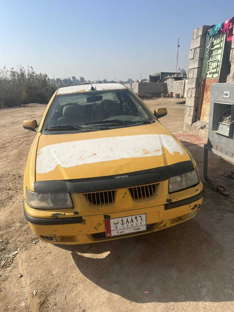 يا الله سلام عليكم سمنت للبيع موديل ١١تحويل مباشر السياره خير من الله صدر امامي خلفي تخم تاير دوشمه جديده تبريد تتفئه كله كامل كهربائيات شغاله  مكاني ديالى ناحيت خان بني سعد  ***********
