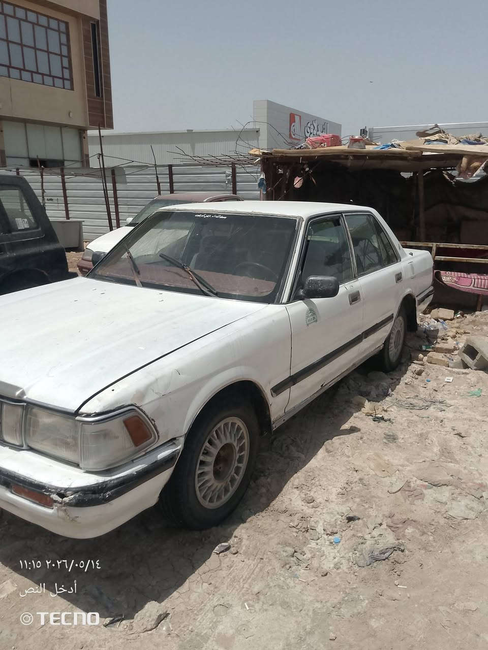 السلام عليكم 

سياره للبيع  تويوتا سيدان تكم  ايسر بلاد1992 السياره ما مصبوغه و ما مضروبه و ما بيهه كص  مكفوله من الدعاميه للدعاميه رقم الماني سنويه كارتونيه كير ومكينه 2.5 ديلكو 
نظيفه  العنوان ناصريه مركز  ‏‪***********‬‏
