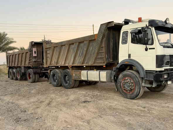 السلام عليكم قاطره ومقطوره ٩١ بدي جديد مقطوره جديده ارقام أنكليزي ٣لوحات باسمي تحويل ثاني يوم بلاديه ممطوله للاستفسار ***********
