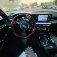 Kia k5 2022 وارد امريكي قطعتين فقط بدون دواخل ايرباك برده فقط تحديد مس...