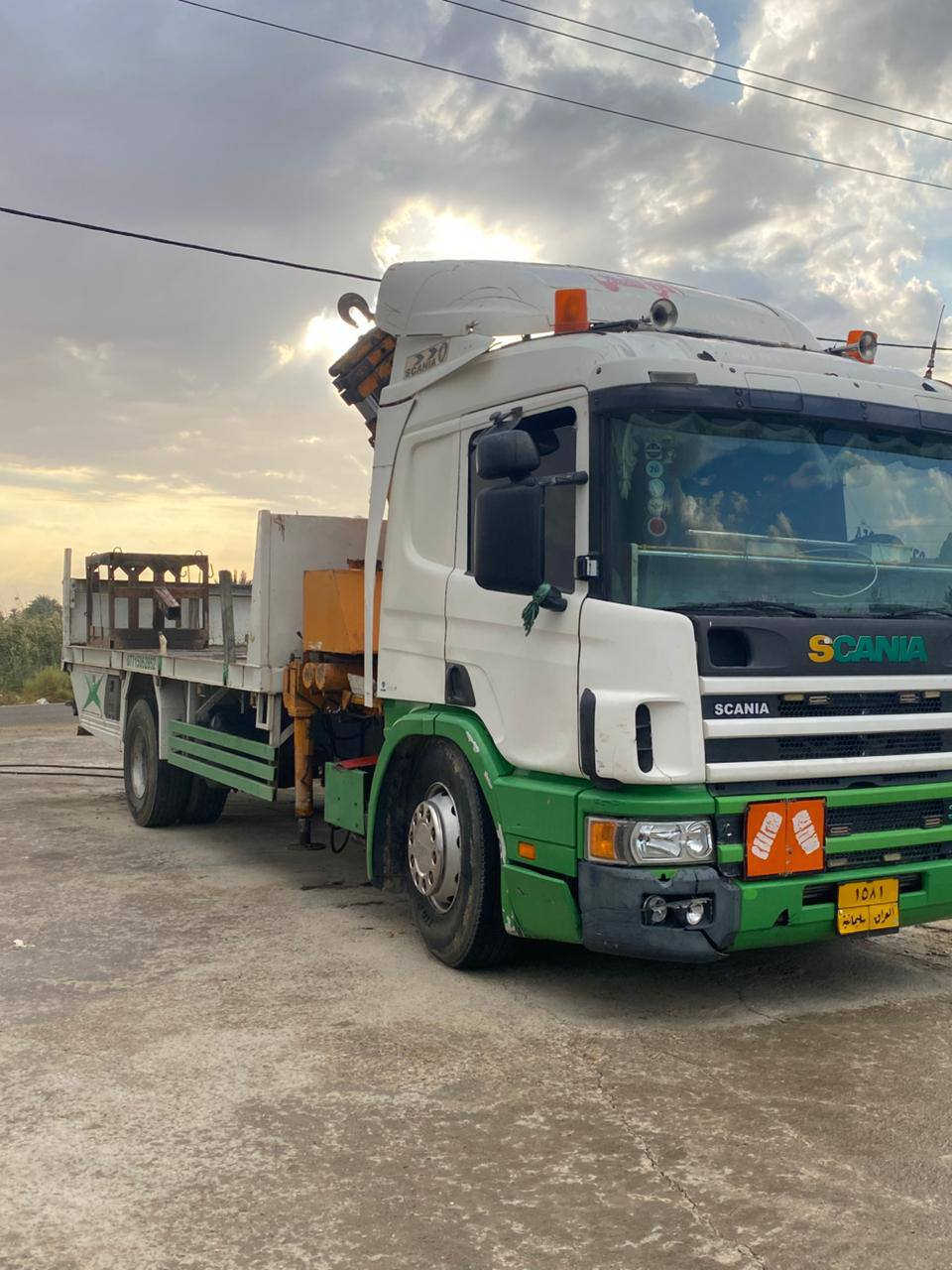 سلام عليكم
كرين اسكانيه بومه للبيع 
سياره كفاله عامه من جكت ابره 
جهاز ١١ طن 
رقم سليمانية 
تلفون ***********
