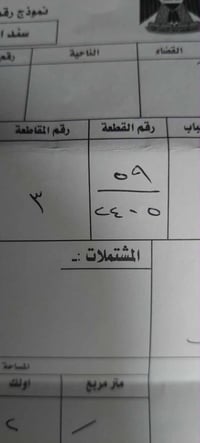 عرصه لبيع   مساحه ٢٠٠ وجهه ١٠ ونزال ٢٠  ‭٠٧٧٤ ٨٠٨ ١٣٥٤‬