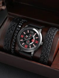 بوكس ساعة رجالية • حركة يابانية • مع سوارات