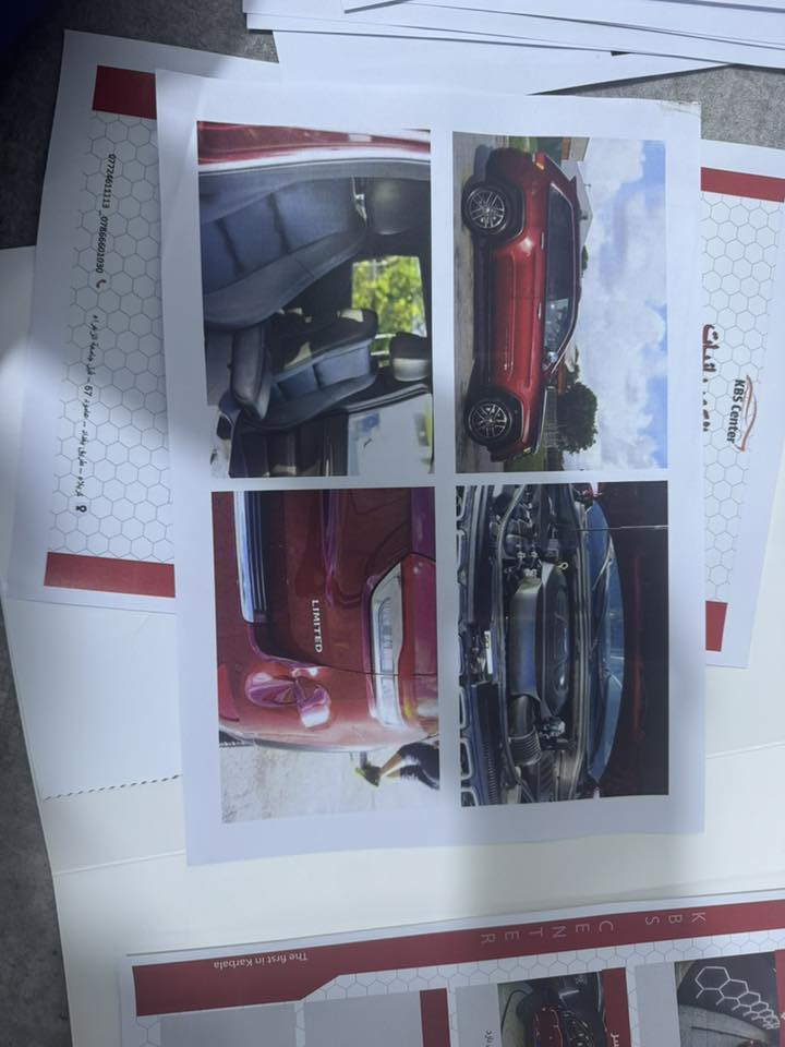 السلام عليكم جيب جراند شيروكي للبيع 2017 بساتم ١٤ السياره بدون اي دوانز
لمتد فول ماعدا الفتحه 
بصمه تشغيل وبيبان 
تشغيل عن بعد 
كراسي كهرباء 
تدفئه تبريد مقاعد وستيرن 
مقاعد جلد 
جنطه كهرباء شفط 
السياره فول ماعدا البصمه 
اللون ماروني 
رقم بغداد 
مكينه ٣٦٠٠
لا تبخير ولا تنقيص 
الحادث جدا بسيط طرف الدعامية الاماميه وصور الحادث منشوره مع السونار 
السياره ماشيه ١٠٢ 
تخم تاير جديد 
عليه ادامه كامله قبل يومين حمام وبوليش 
السياره ربع دينار ماتصرف عليه كامله مكمله وبدون اي دوانز وشرط 
السعر ٢٠٥ 

لاشاصي ولا لغد نضيفه جدا السياره 
***********
