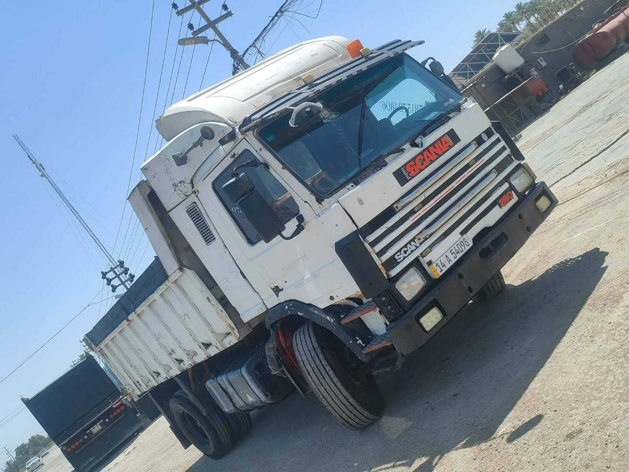 للبيع سكانيا مكينه 113 بعدهي عله سحك سوبر جديد كير 5ب5 اكسن جديد تخم تاير وبيه زوج نص عمر رقم بصره نكليزي سنويه 2027 راديتر جديد زوج باتري جديد حداديه خير من الله سياره جاهزه للشغل من كلشي ***********ملاضحه صور هستوني طاكهن
