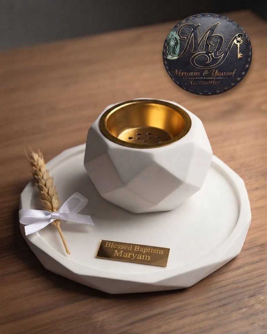 الهدية الأجمل لضيوفكم في يومكم المبارك.. 🥖🍷👶
​نضع بين أيديكم نماذج مميزة من توزيعات وهدايا المناولة الأولى والمعمودية.. قطع راقية (مثل مجسمات الملائكة والشموع لتبقى كتحفة فنية تزين بيوت الأقارب والأصدقاء وتذكرهم دائماً ببركة هذا اليوم.
​✨ نوفر لكم تجهيز كامل وبأي عدد تطلبونه.
📦 خدمة التوصيل متوفرة لكافة المحافظات.
​📥 تواصلوا معنا عبر رسائل الصفحة لتفاصيل الأسعار والحجز المسبق.
​#المناولة_الأولى #المعمودية_المباركة #توزيعات_مناولة #توزيعات_عماذ #سر_المعمودية #التناول_الأول #هدايا_دينية #تحف_مسيحية #أعمال_يدوية #توصيل_لجميع_المحافظات #Maryam_and_Youssef


**إذا كنت صاحب هذا الإعلان وتريد حذفه لأي سبب، رجاءا أرسل رسالة إلى الدعم الفني**