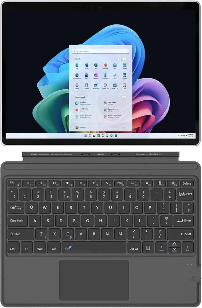 كيبورد بلوتوث  سيرفس برو من Arteck🫡🔥

متوافق مع سيرفس برو  +3/4/5/6/7/7 ✅

surface pro 3/4/5/6/7/7+ ✅

فائق النحافه وشكلل مطابق للأصلي ✅

تاچ باد مدمج مع الكيبورد ✅

منفذ شحن تايب سي ✅ 

شحن يدوم اكثر من 50 ساعه ✅ 

السعر 25 الف فقط 🫡 🔥 

توصيل جميع محافظات العراق 5 الاف 🚙 🚗 

للأستفسار والحجز التواصل واتساب 📞 

***********

عنوان المركز : بغداد الحريه الثانيه شارع الحريه الثانيه قرب مكتبه الكراون مقابل صيدليه العنفوان مركز شمس للموبايل
