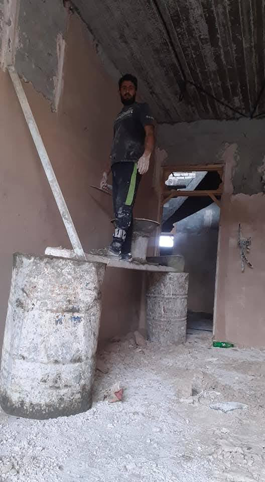 خلفه بناء والعكاده واللبخ والأساس مكاني عمود 134تصال ***********
