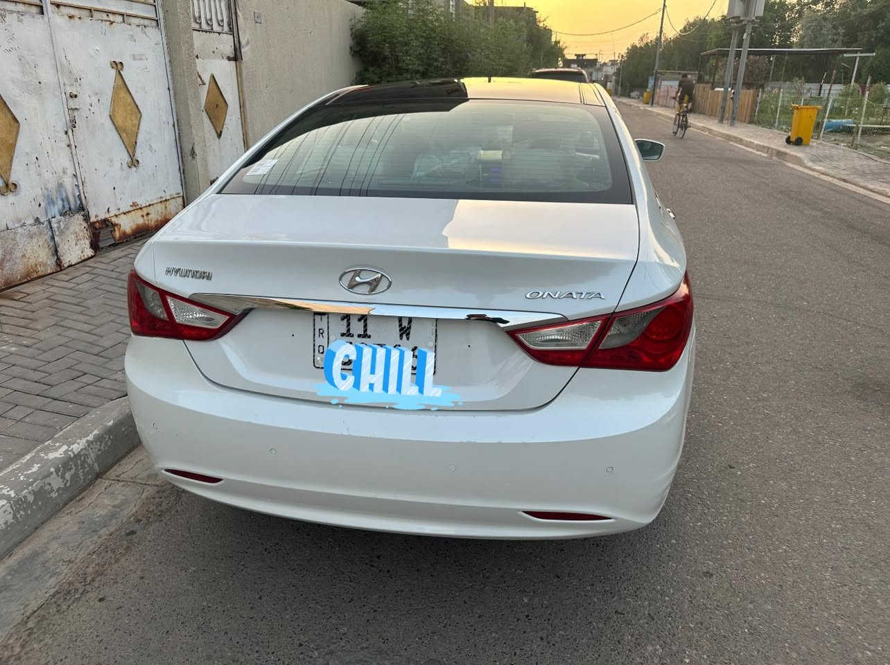 سوناتا خليجي 
مديل 11 
فول مواصفات ماشيه 71 الف 
محرك 2400 دوش 
لون ابيض صدفي 
سقف فتحتين فول الفول
 3 بصمات
رقم جديد سنويه جديده 2031 
 عنوان البصره  
***********
