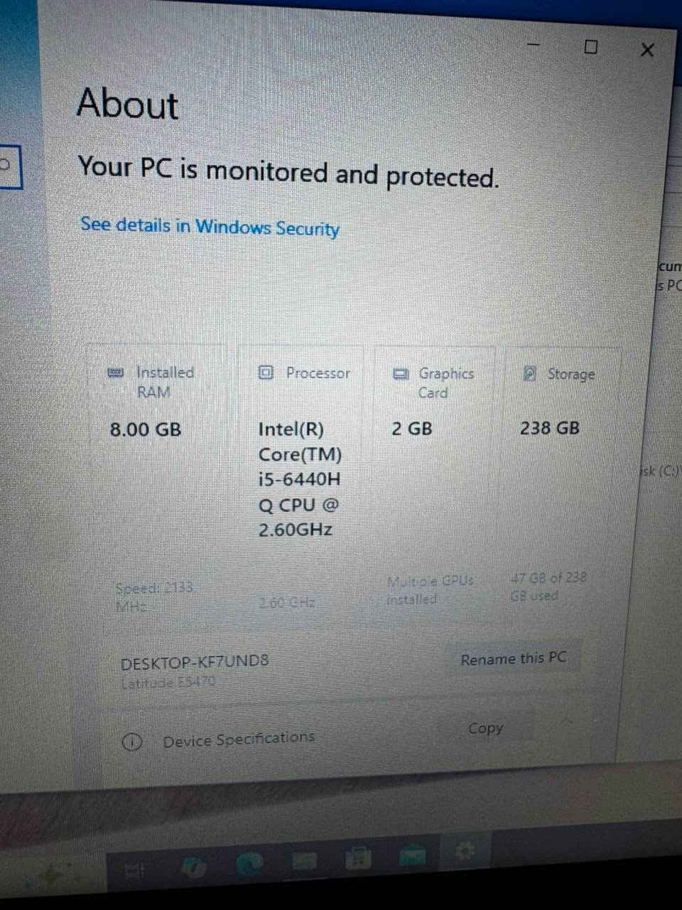 Dell 5470

Core 5

Gen 7

Ram 8

Hard=256 ssd

كارت شاشه منفصل ٢ كيكا نوع AMD

FHD=14”

نوع المعالج HQ

السعر =١٦٠ الف

*********** النجف, العراق
