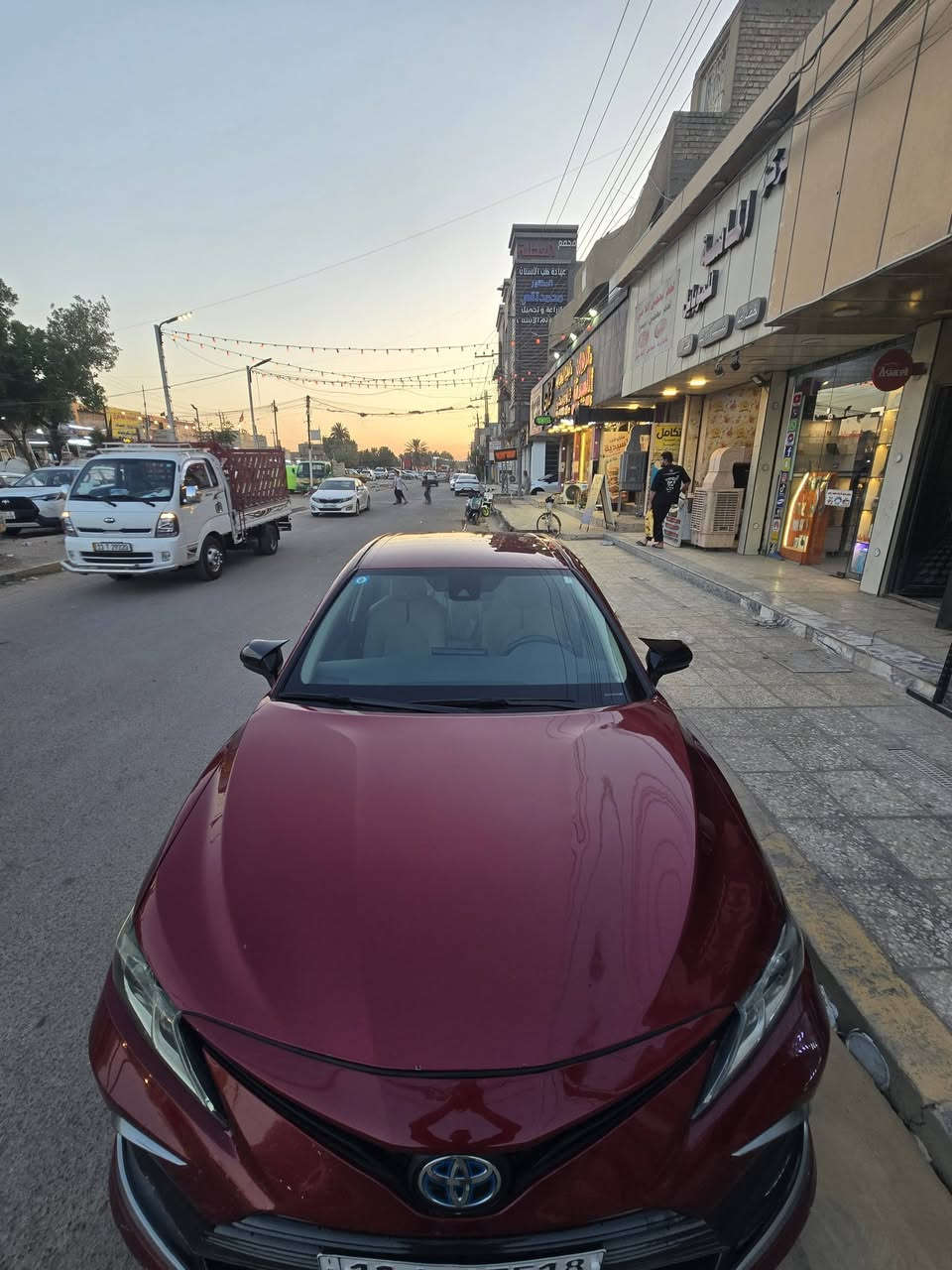 بيع سريع اللي تفيده يتواصل ويه صاحبها
كامري هايبرد موديل 22
ضرر بسيط مثل مواضح بالصورة 
ايرباك سليم الراديترات غير متأثرة بالضربة ع وضعية البلاد 
تبديل بنيد فقط وجاملغ بارد 
3قطع كلير بدون حادث من امريكا 
مواصفات بصمة رادار كشنات تدفئة تبريد 
رقم بغداد دولي باسمي 
العنوان بغداد /شهداء السيديه 
السعر 26 مليون نقدا 
***********
